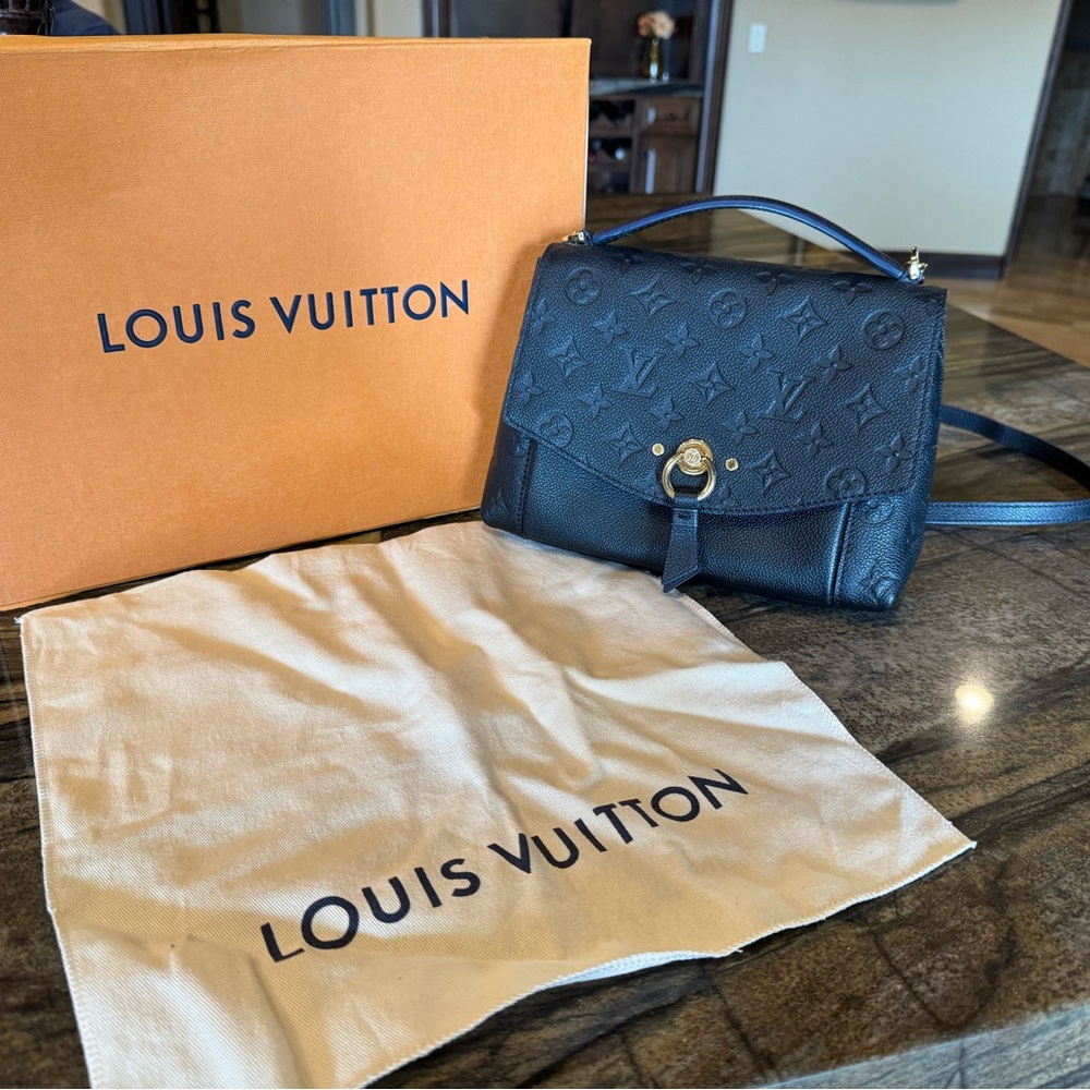 Louis Vuitton Black Empriente Blanche BB